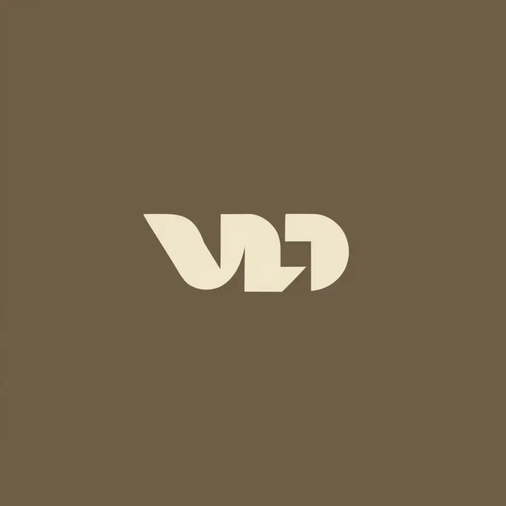 logo, geometric, with the text "VD", typography