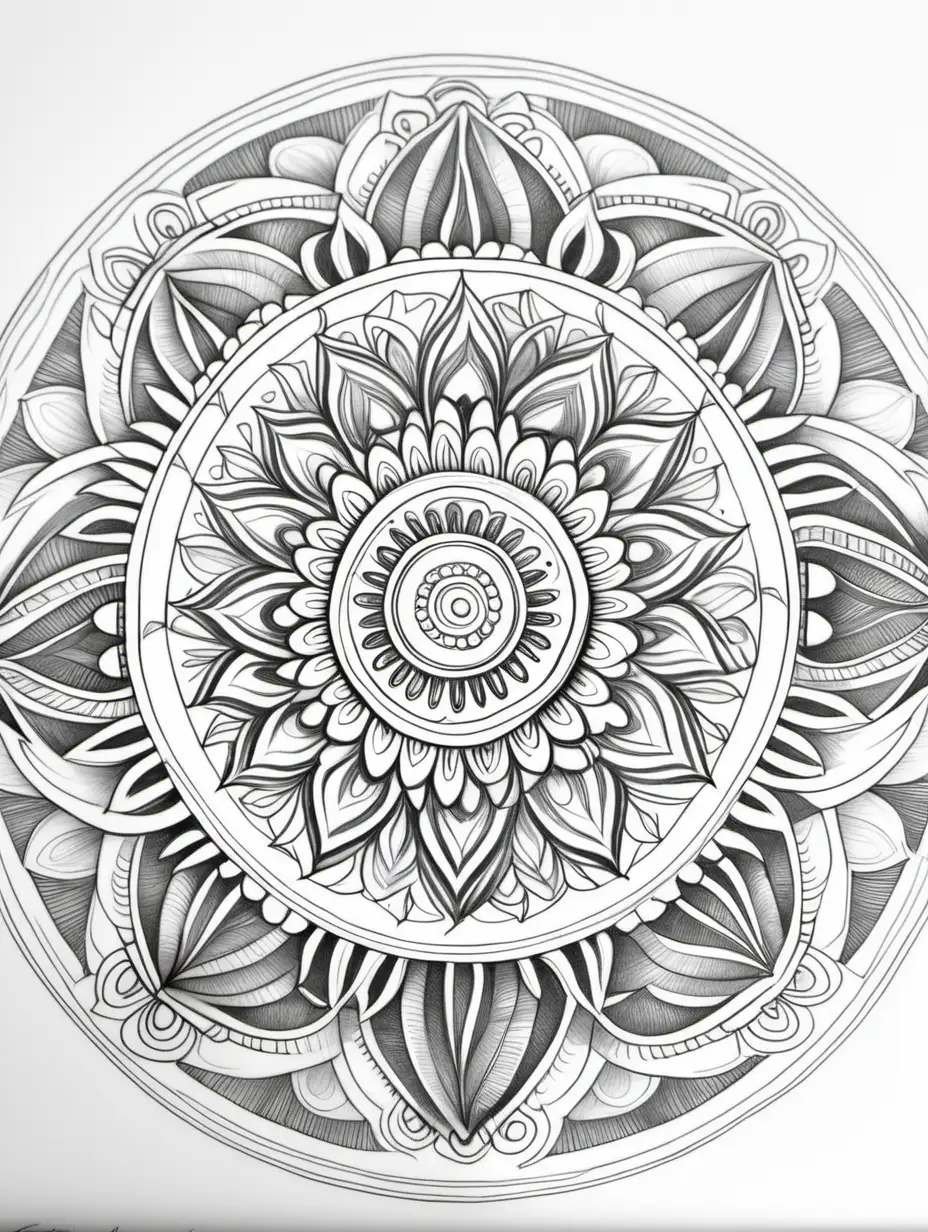 Mandala Coloring Bookmarks Set for Adults Relaxing Stress Relief Designs