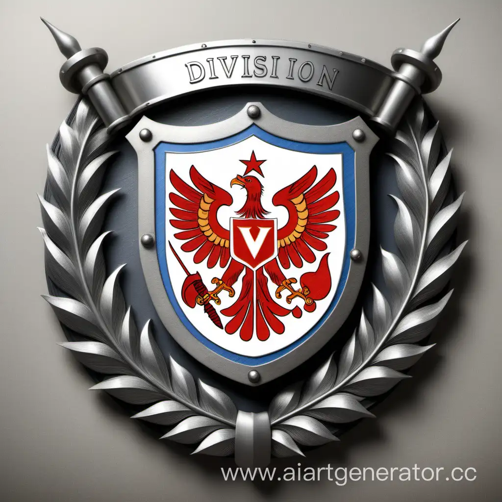 draw me a beautiful coat of arms of the division that is engaged in production control at the enterprise, an open book is drawn above the shield, on one page of which is written a PEP, and on the other a NAVEL, around the shield a ribbon, the color of the shield is red gray, all the words on the shield are written in Russian, in the center of the shield is written in Russian industrial safety, around the shield are metal laurels branches