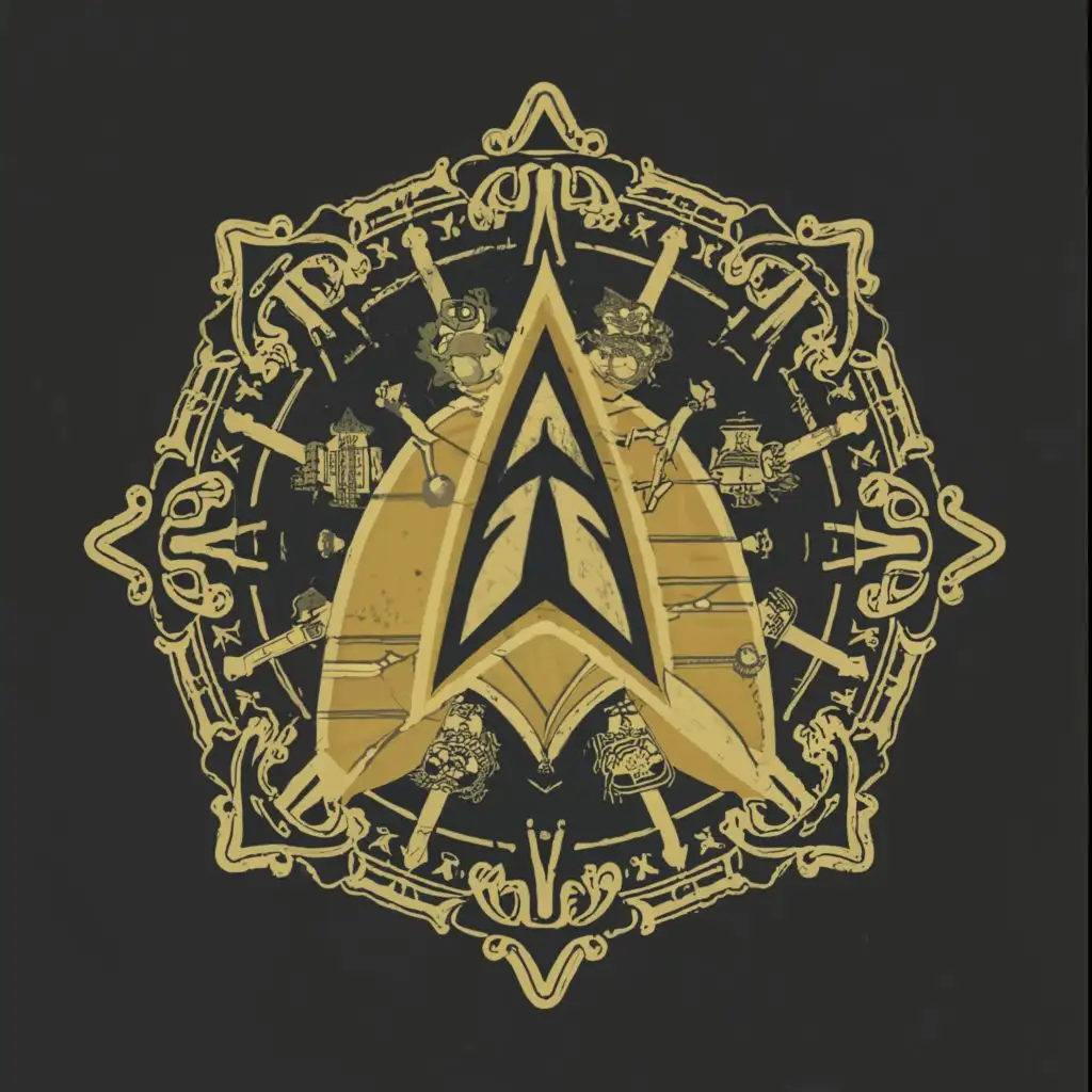 LOGO-Design-for-Federation-Skum-Star-Trek-Insignia-with-Cosplay-Theme-and-SciFi-Horror-Elements