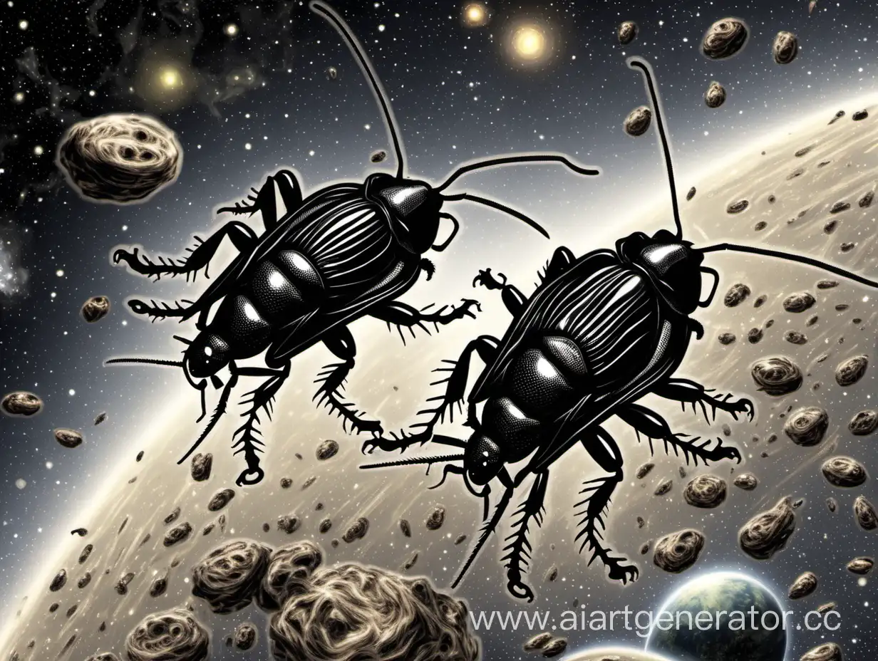 Чёрные Тараканы в космосе