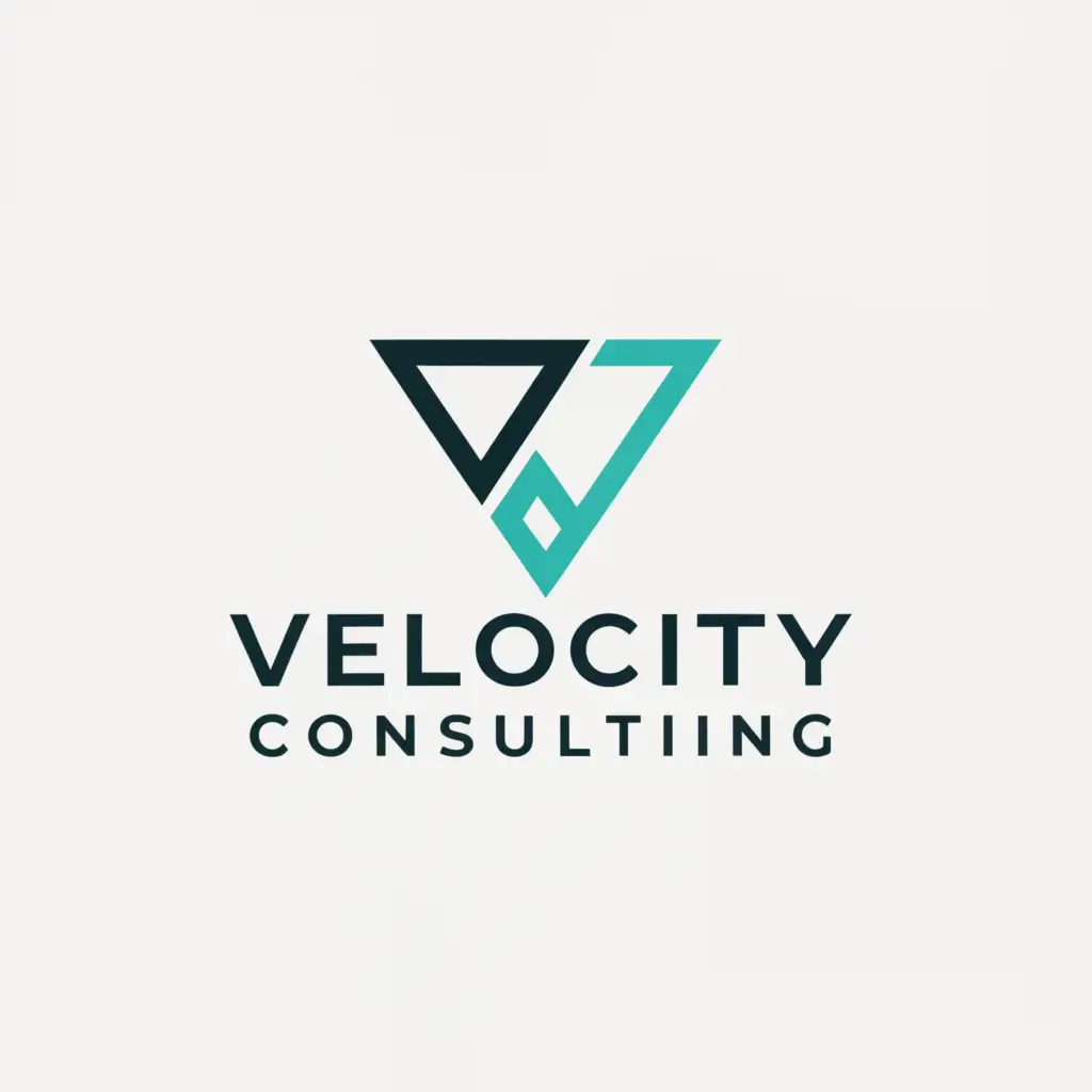 a logo design,with the text "Velocity Consulting", main symbol:Arrowhead,Minimalistic,be used in Technology industry,clear background