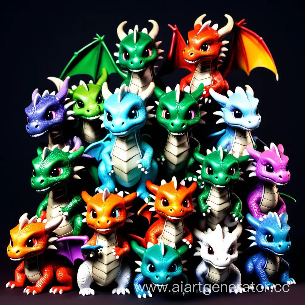 Adorable-Pile-of-Fifteen-Dragons-Playful-Fantasy-Creatures-Gathering-Together