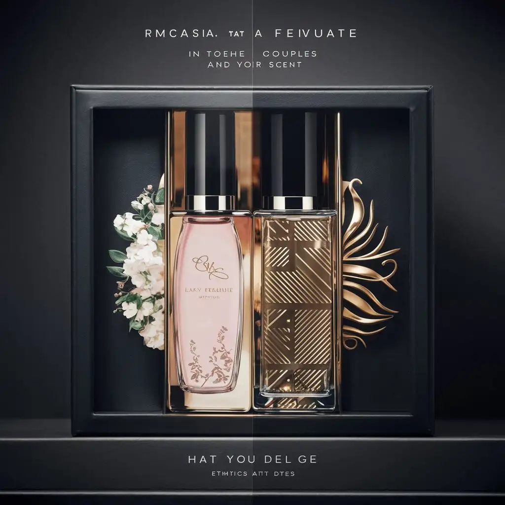 Elegant Couples Perfume Gift Set with Luxurious Packaging