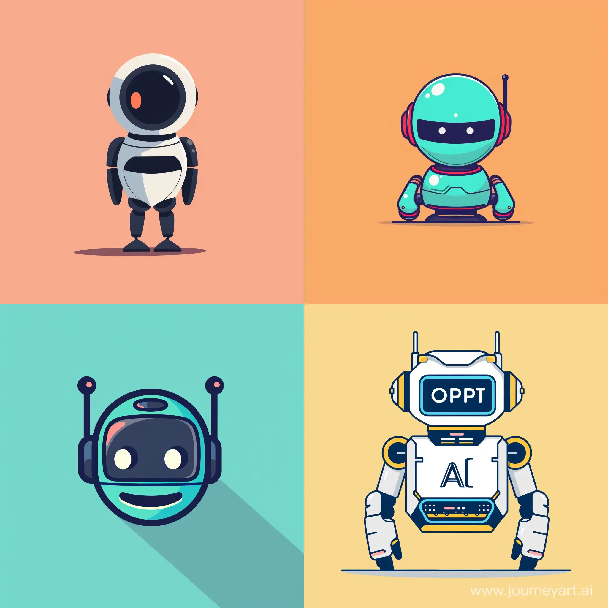 illustration a minimal graphic image about "OpenAI ChatGPT Chatbot" with a plain color background