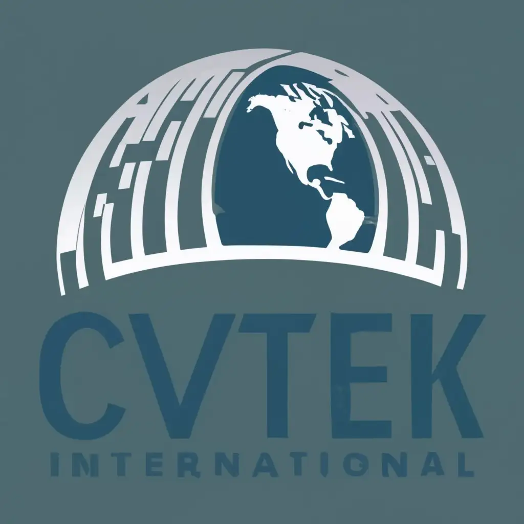 logo, Earth, with the text "CivTek International", typography, be used in Construction industry