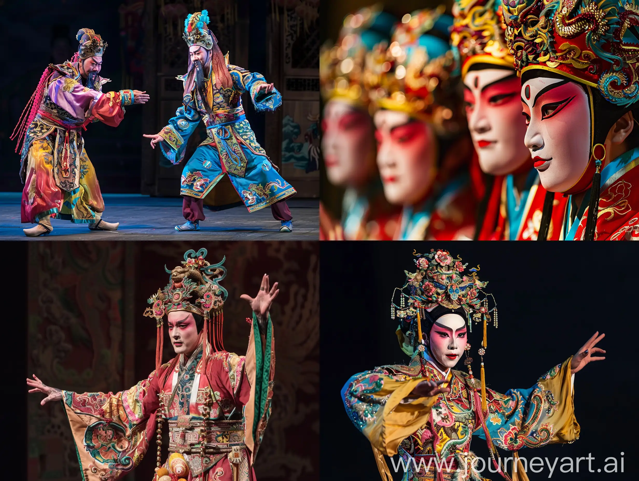Vibrant-Chinese-Beijing-Opera-Performance