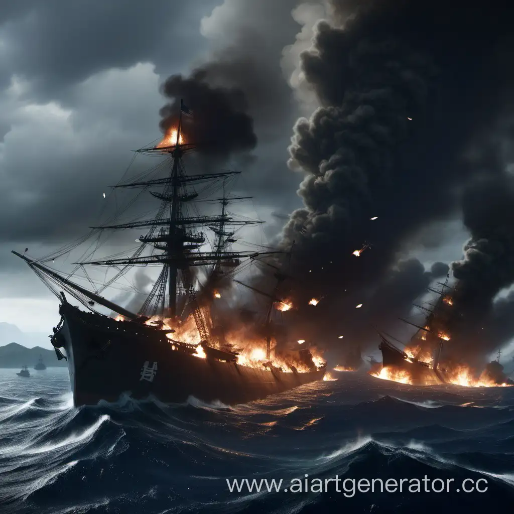 WarTorn-Tsushima-Ships-Ablaze-in-Fierce-Battle