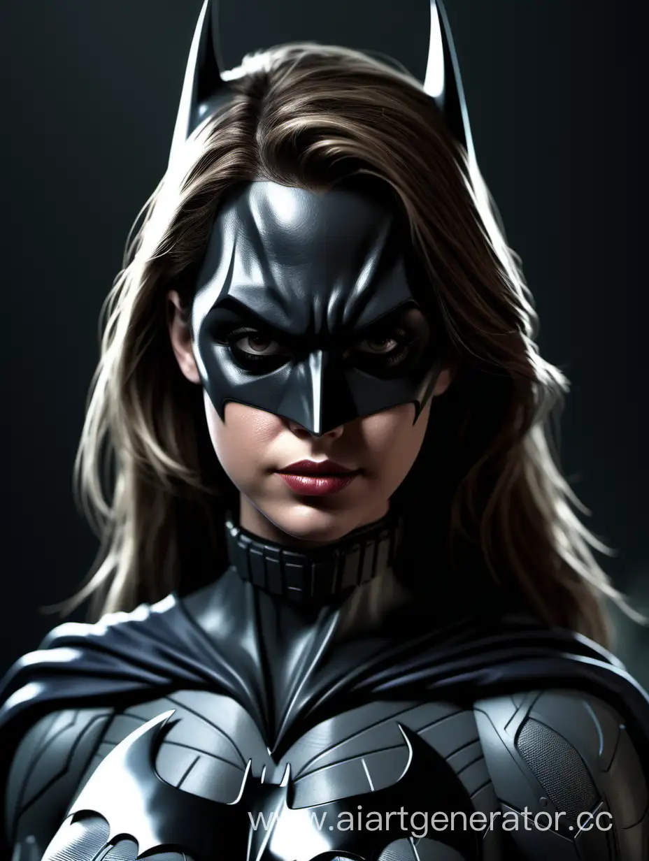 Realistic-Woman-Dressed-as-Batman-with-a-Striking-Facial-Expression