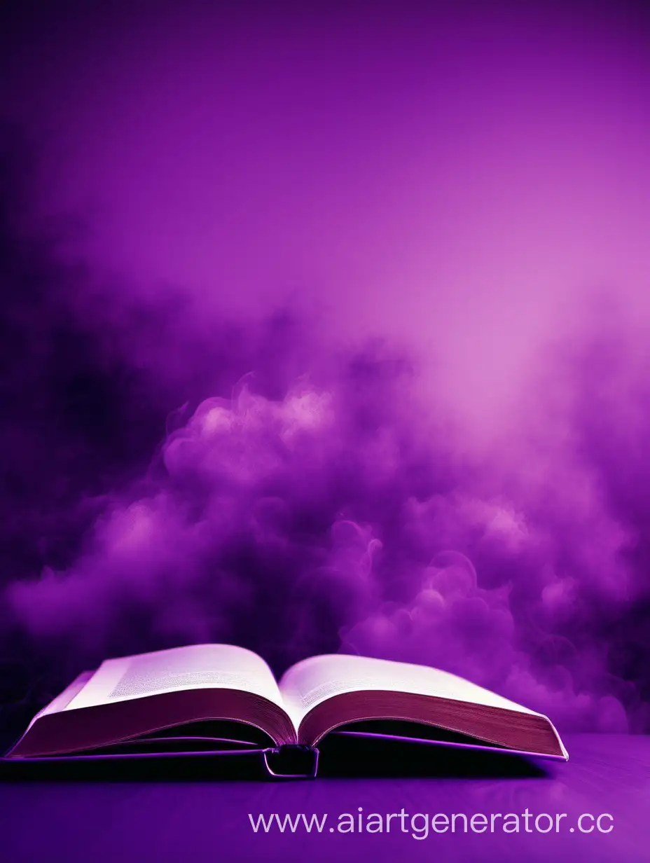 Purple-Background-with-Various-Books-Wallpapers-for-Phone