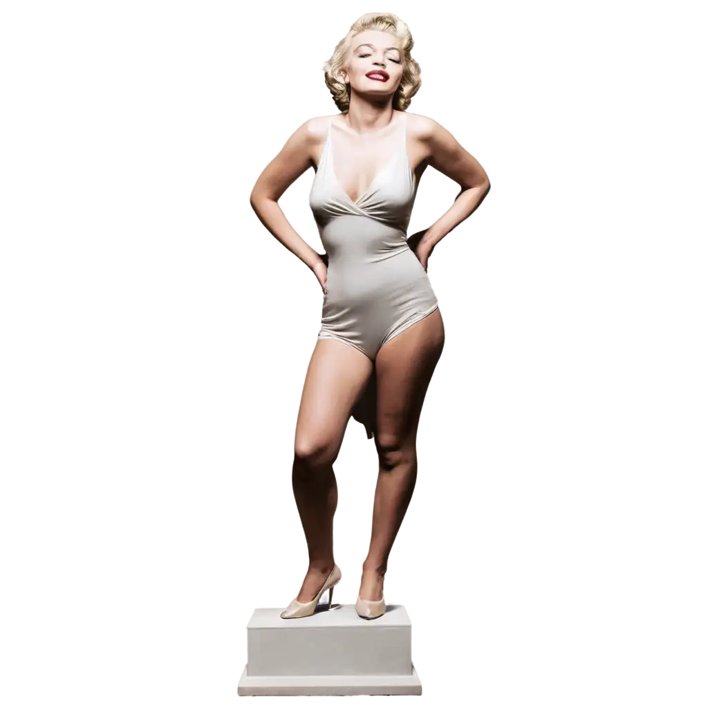 
Full length monument to Marilyn Monroe