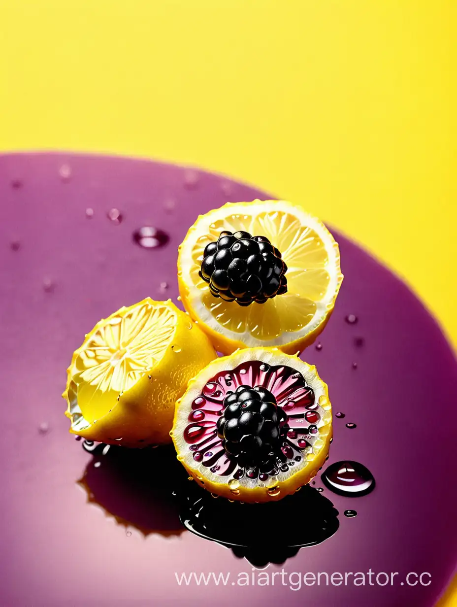 Boysenberry-and-Lemon-Slices-in-Refreshing-Water-Drop-Art