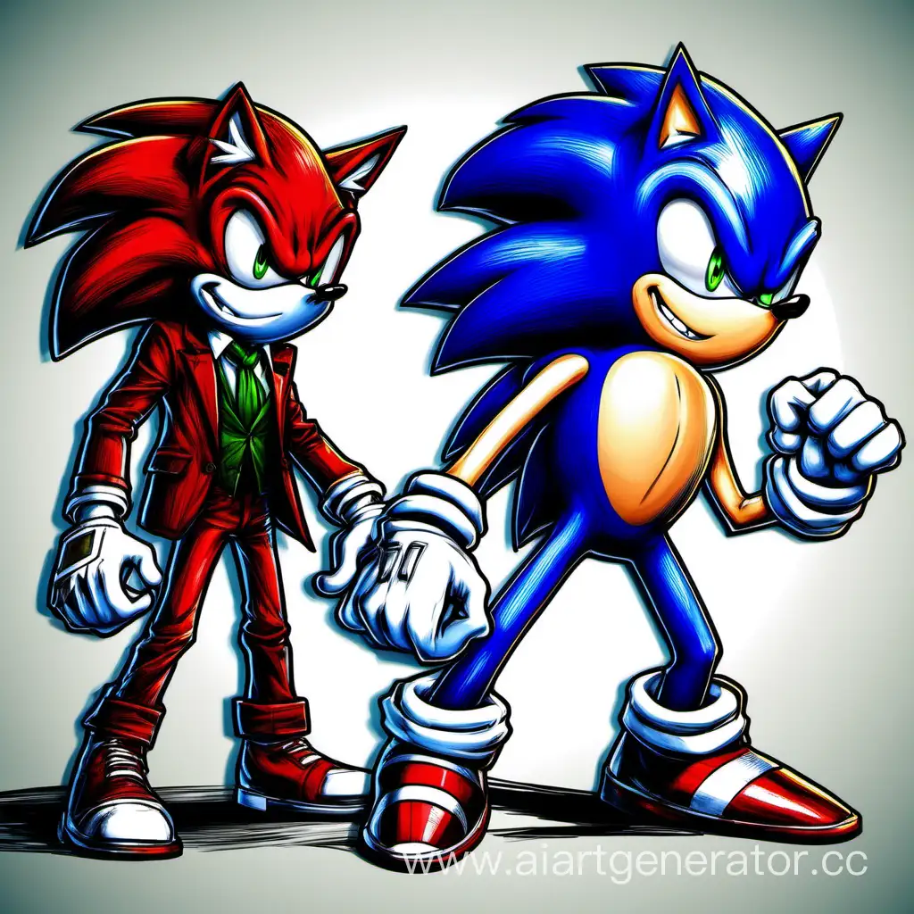 Jeremiah Valeska vs Sonic 