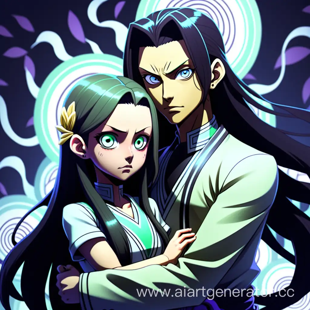 Illumi-Zoldyck-and-Enigmatic-Companion