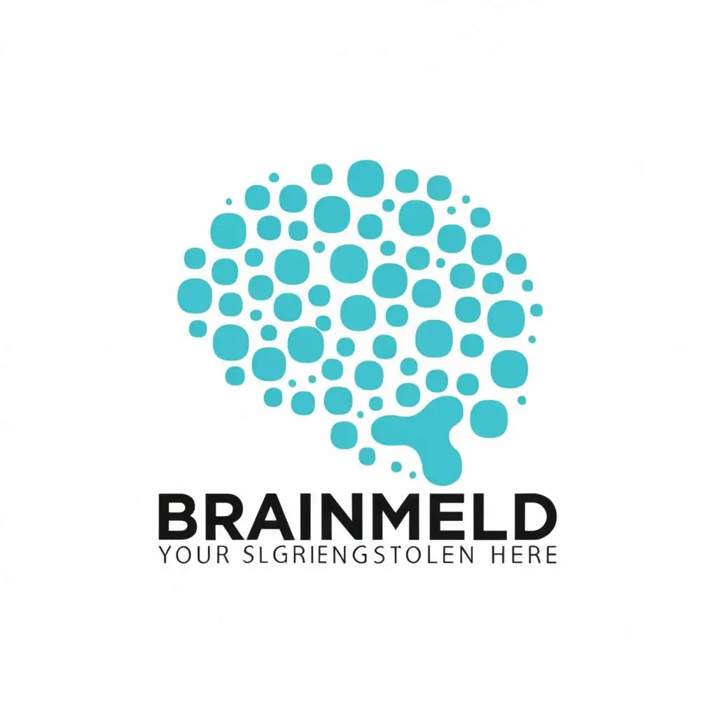 logo, brain meld, with the text "BrainMeld", typography, be used in Technology industry