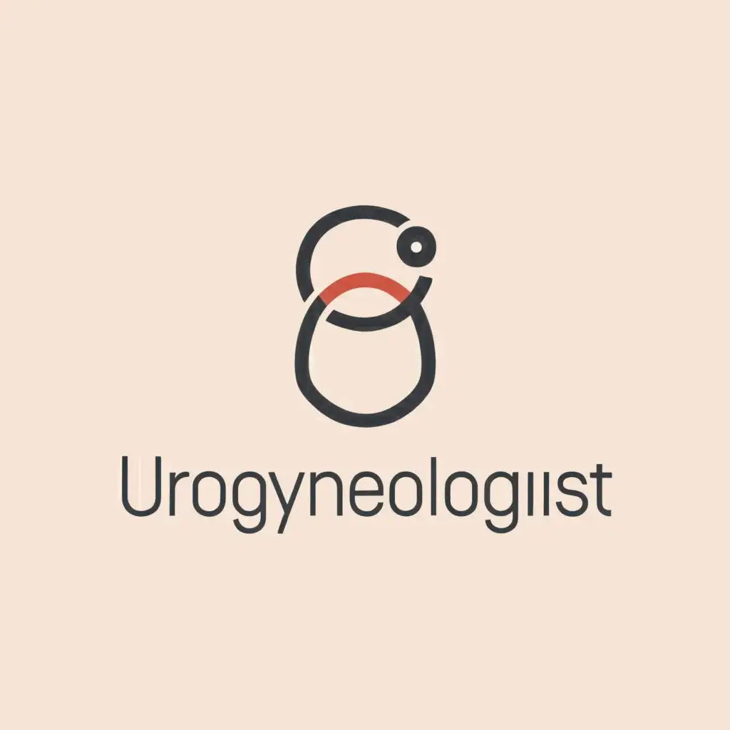 a logo design,with the text "urogynecologist", main symbol:an o,Minimalistic,be used in Medical Dental industry,clear background
