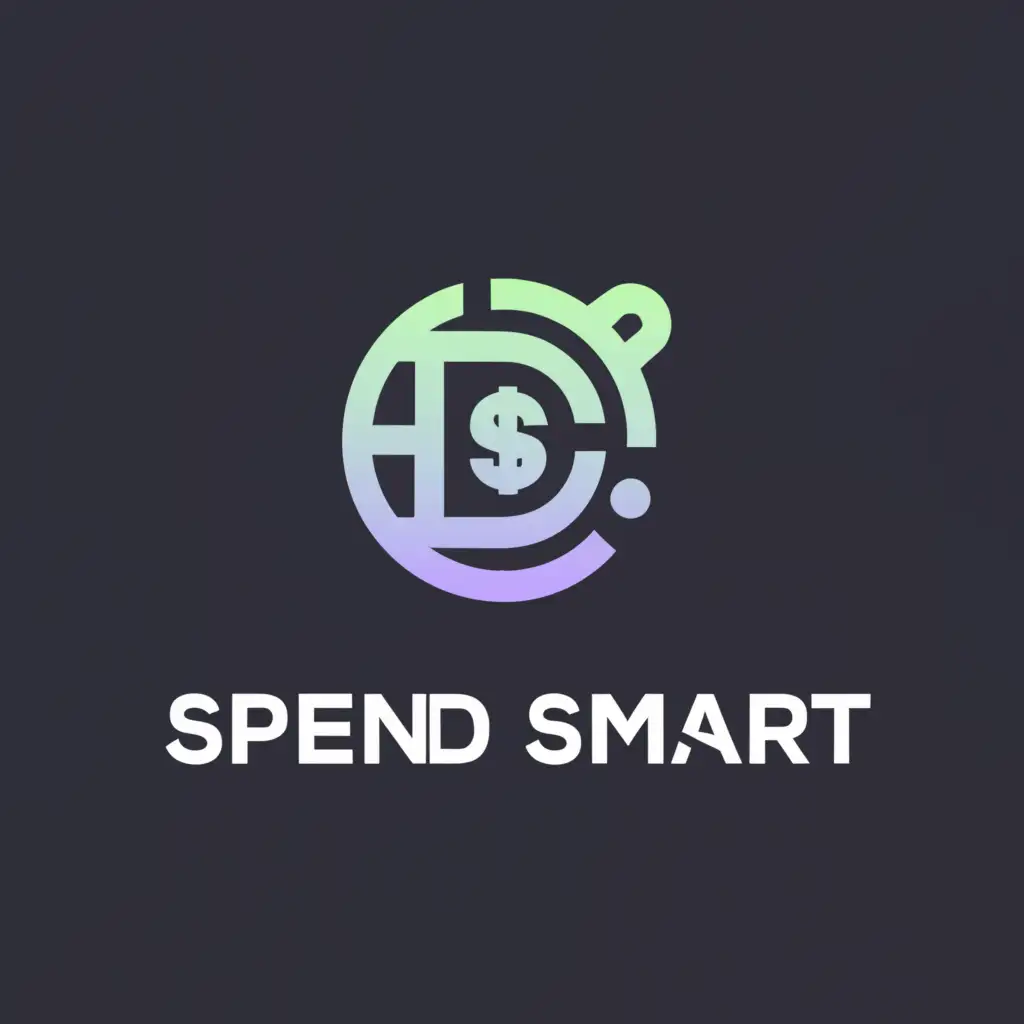 a logo design,with the text "Spend Smart", main symbol:budgeting made simple,complex,be used in Finance industry,clear background