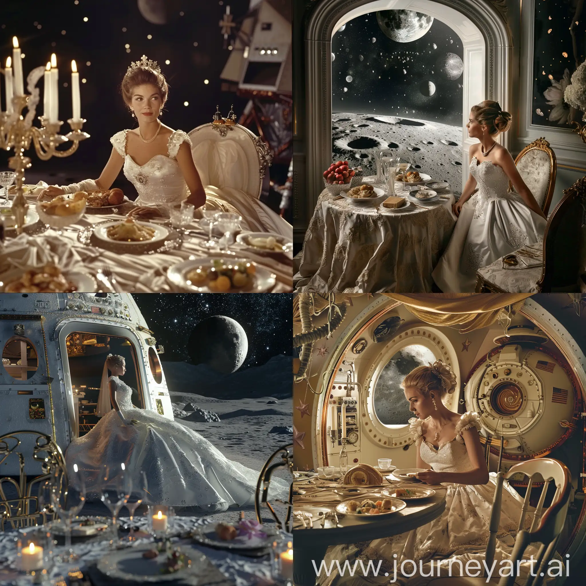 Exquisite-Dinner-for-Princess-Returning-from-Moon-Exploration