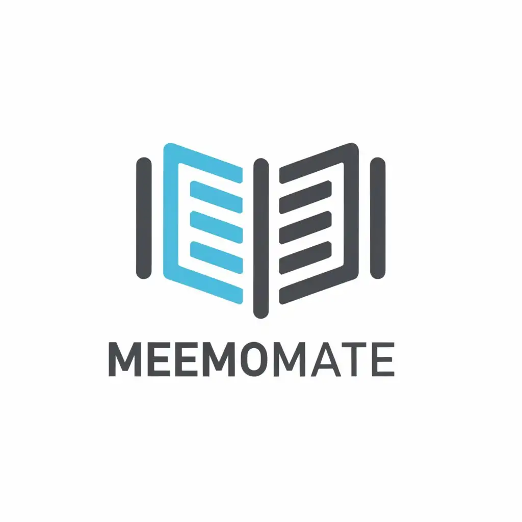 a logo design,with the text "MemoMate", main symbol:anything,Moderate,clear background