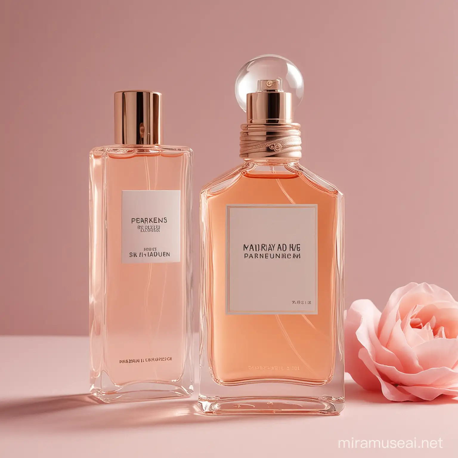 Elegant Perfume Bottle with Stylish Packaging
