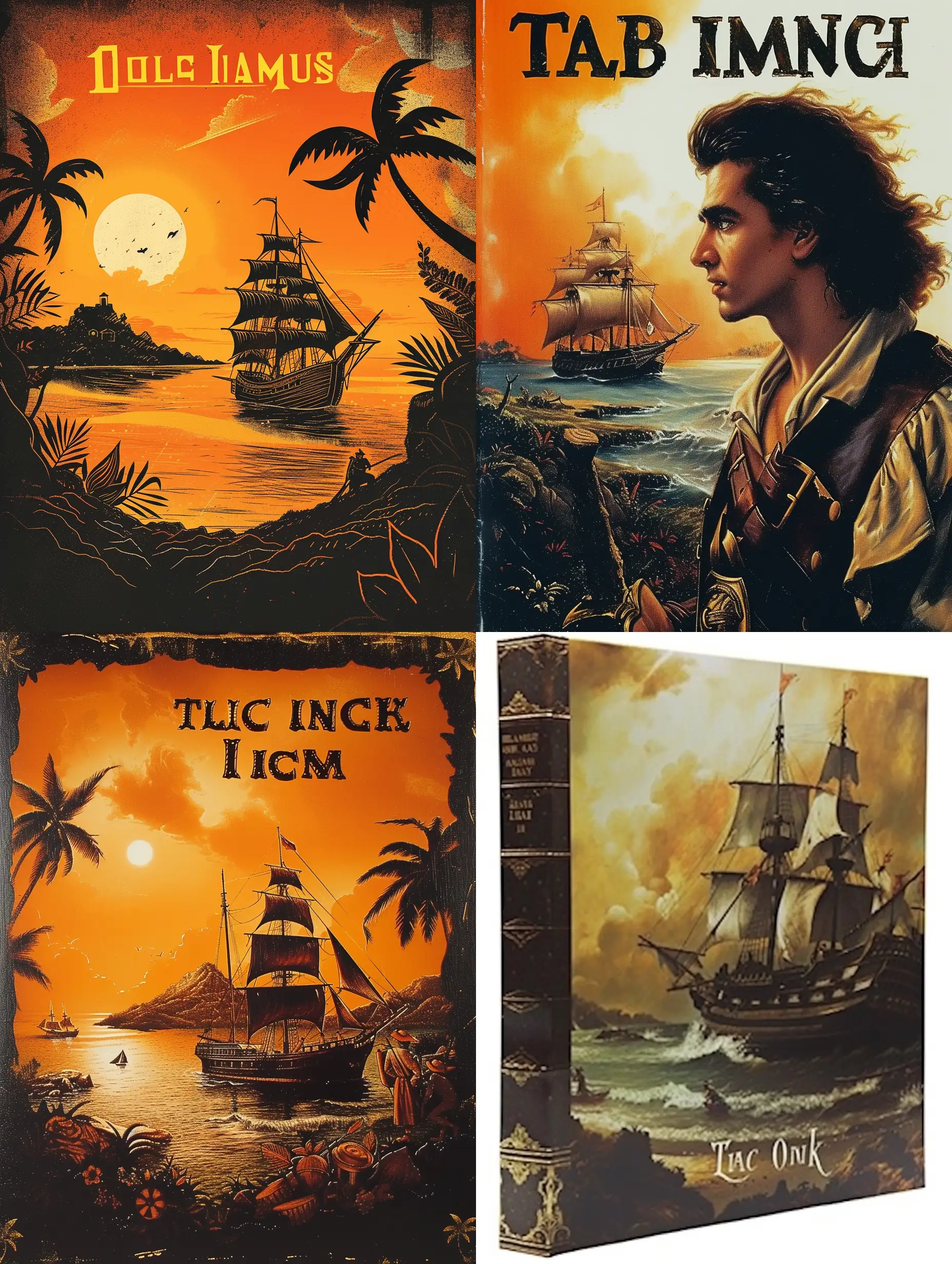 book cover for the book Treasure island