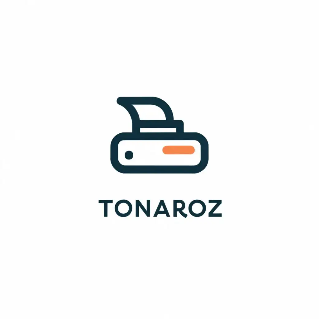 LOGO-Design-for-Tonaroz-Bold-Typography-and-Printing-Press-Motif-on-a-Clear-and-Moderate-Background