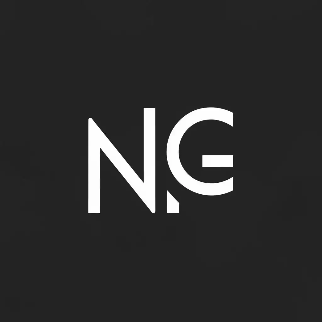 a logo design,with the text "N G", main symbol:Abstract,Moderate,be used in Finance industry,clear background