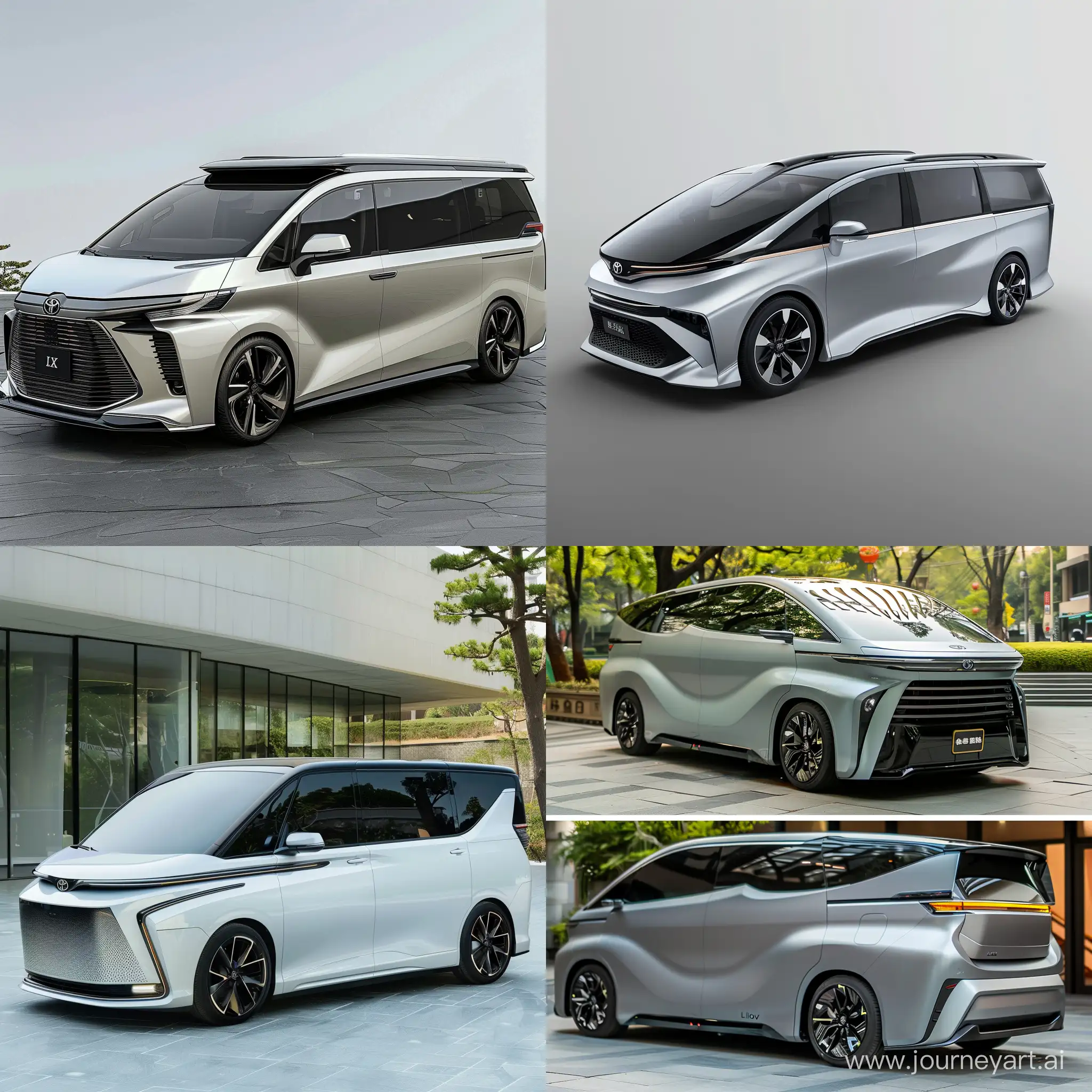 Li Xiang новый минивэн с современным аэродинамичным дизайном на базе Toyota Noah 