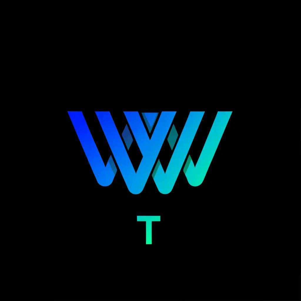 LOGO-Design-For-WN-Modern-IT-Symbol-in-Clear-Background