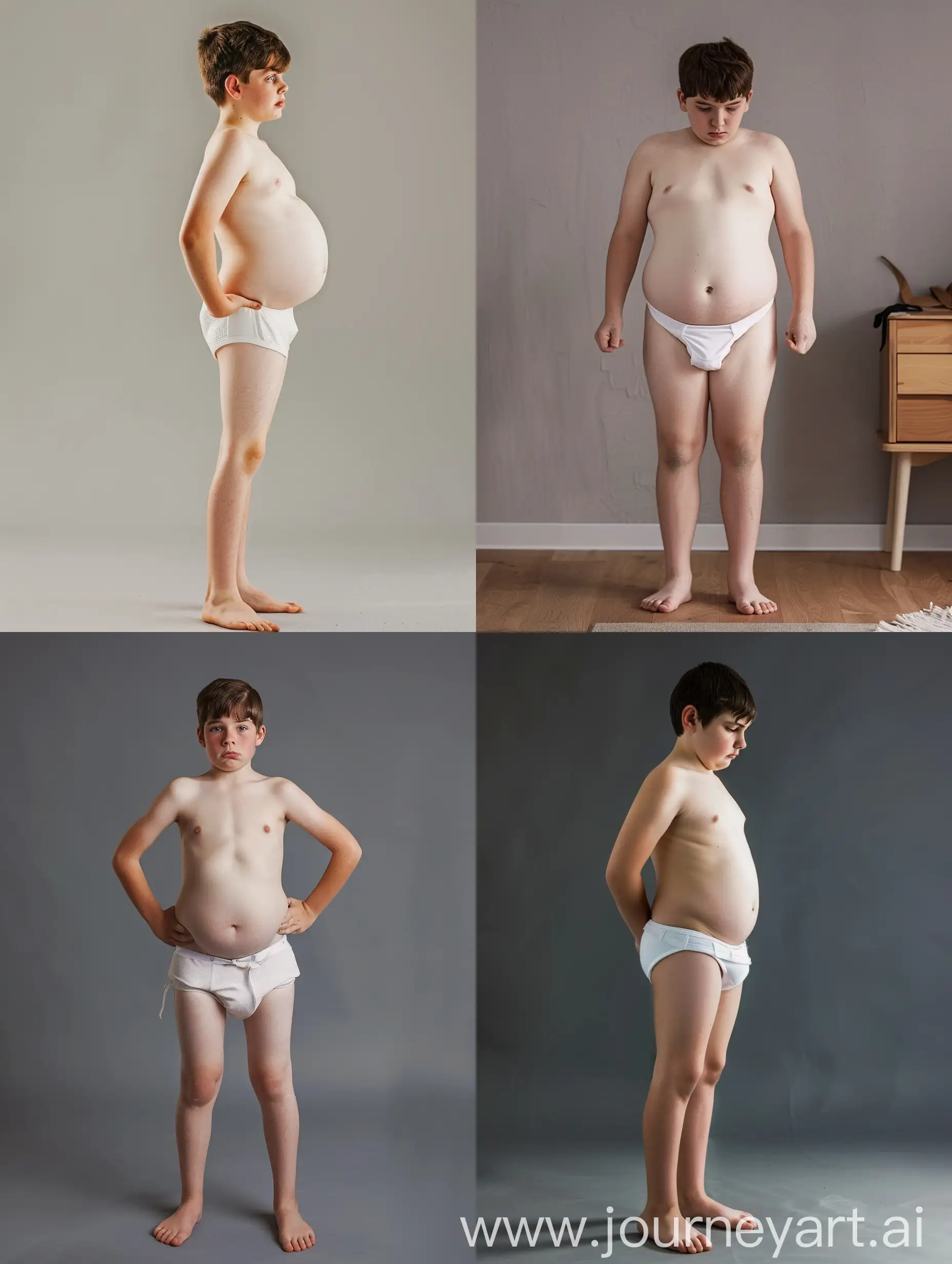 Teenager-Gaining-Weight-in-White-Briefs