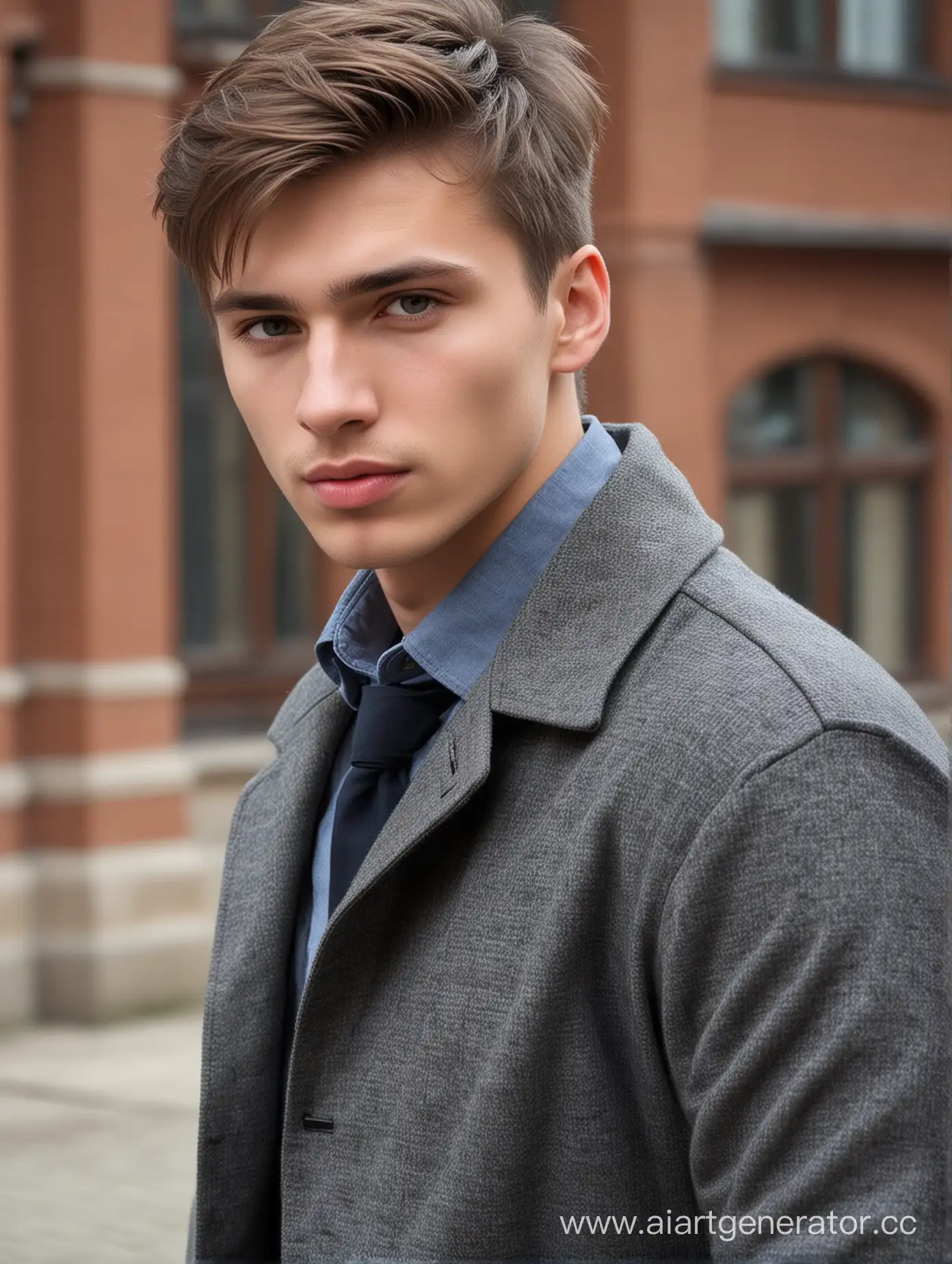 hot russian model boy student attractive alluring 