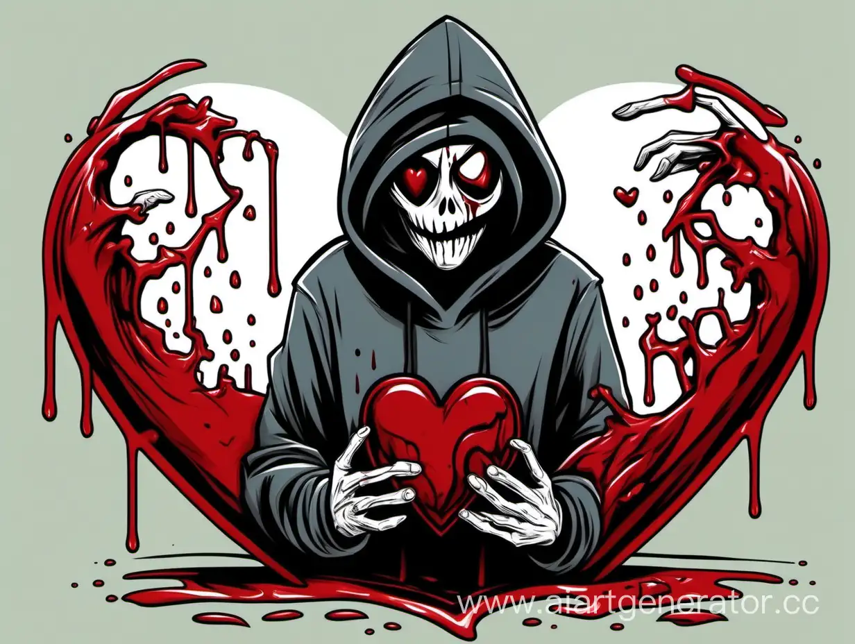 Hooded-Cartoon-Character-Performing-Gruesome-Heart-Extraction