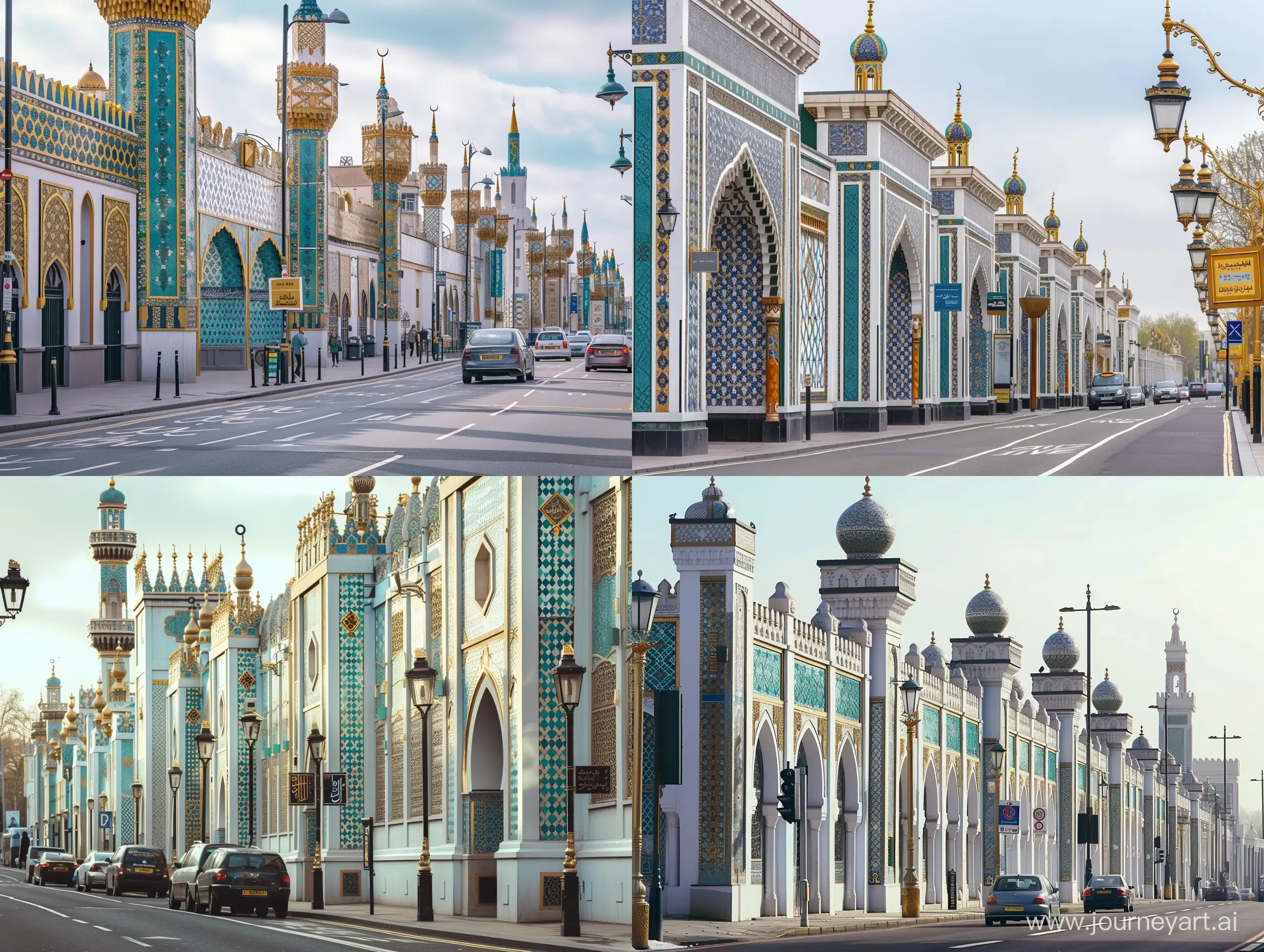 Moorish-Town-Street-with-Ben-Youssef-Madrasa-Architecture-and-Islamic-Geometric-Patterns