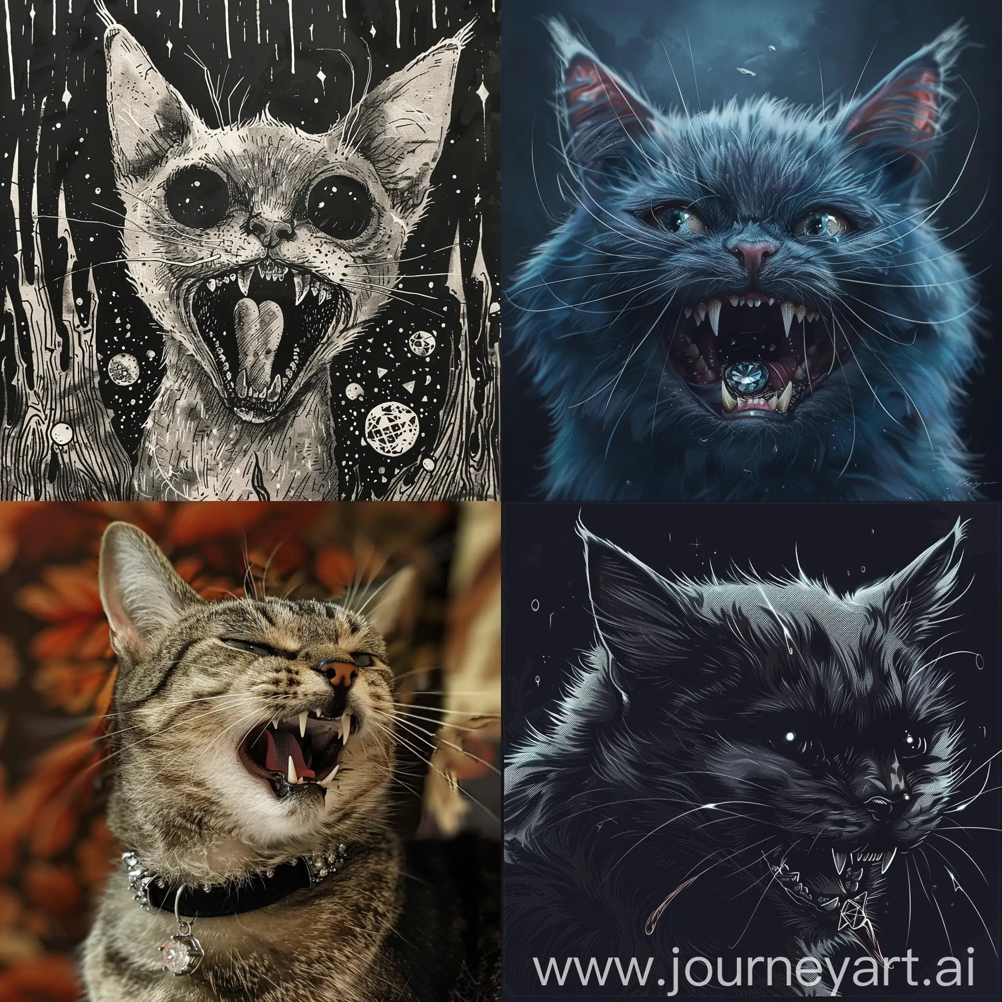 Sinister-Kitty-with-Diamond-Tooth-A-Spooky-Feline-Portrait