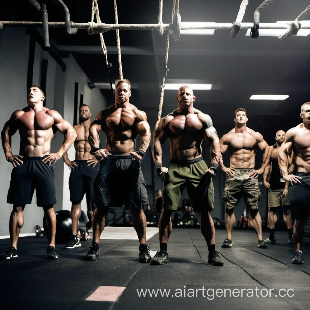 Chaotic-Military-Men-Engage-in-Intense-CrossFit-Training