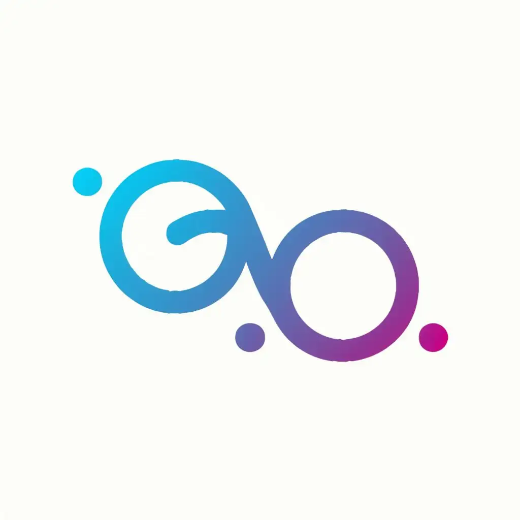 logo, a O, with the text "aO", typography, be used in Technology industry