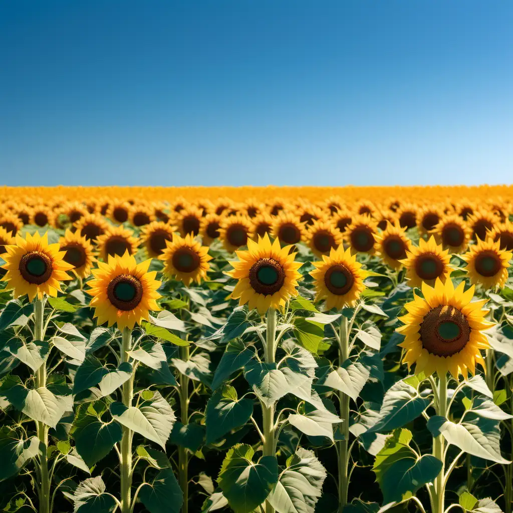 Sunflower Field Landscape Captured with Sony Alpha a9 II and FE 200600mm Lens