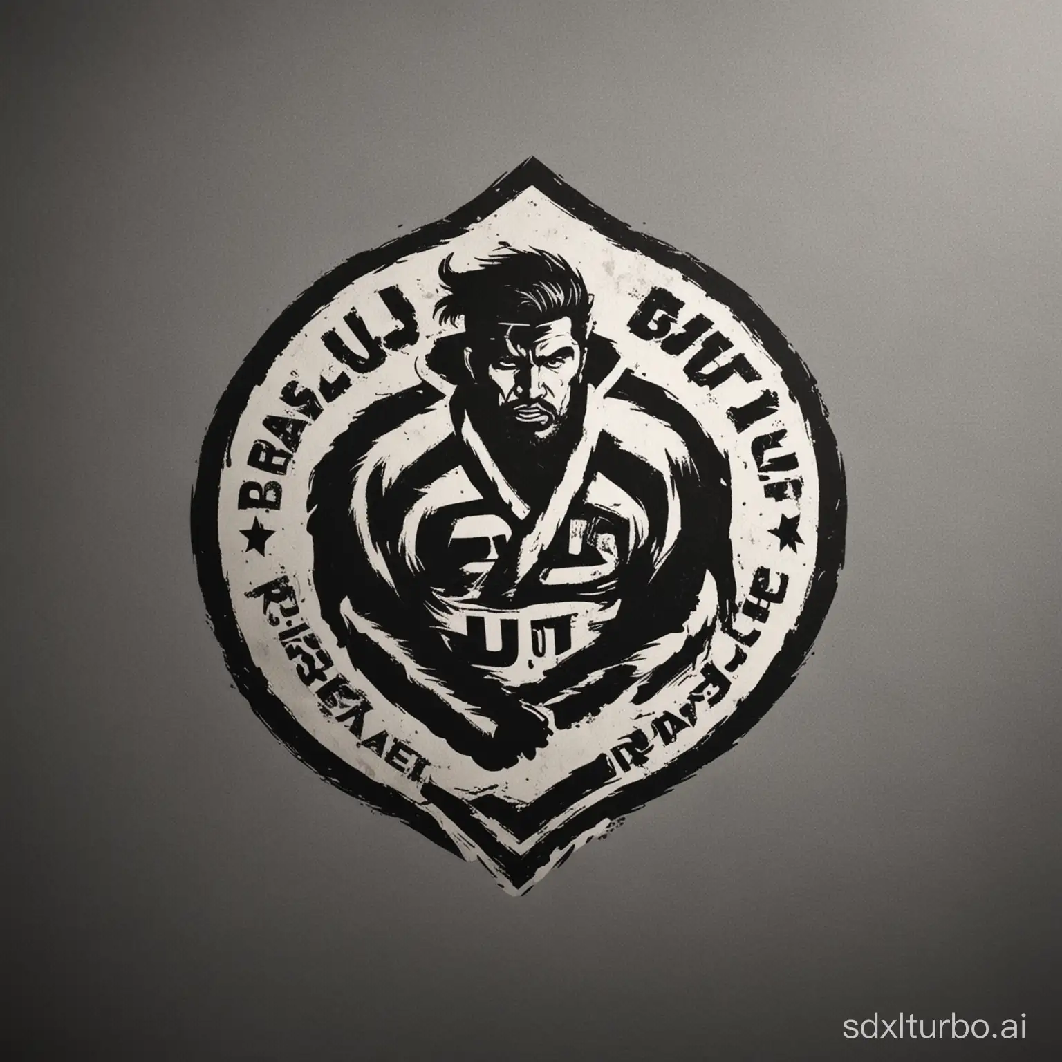 Competitive-Brazilian-Jiu-Jitsu-School-Logo-Design