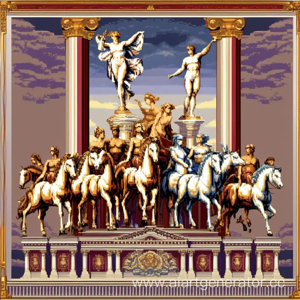 16bit-Graphics-Depicting-Bolshoi-Theatre-Quadriga-of-Apollo