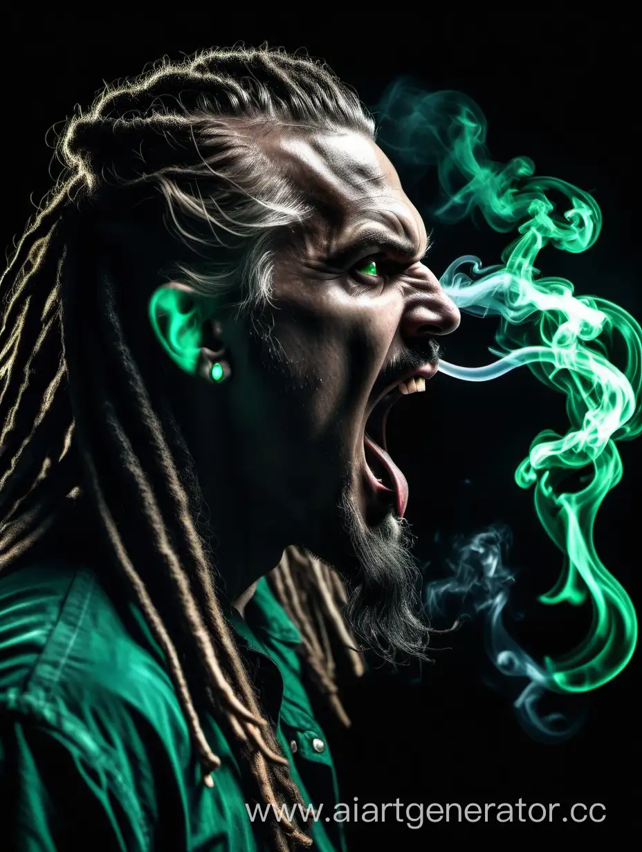 Aggressive-Portrait-of-a-Handsome-Man-with-Emerald-Eyes-and-Dreadlocks