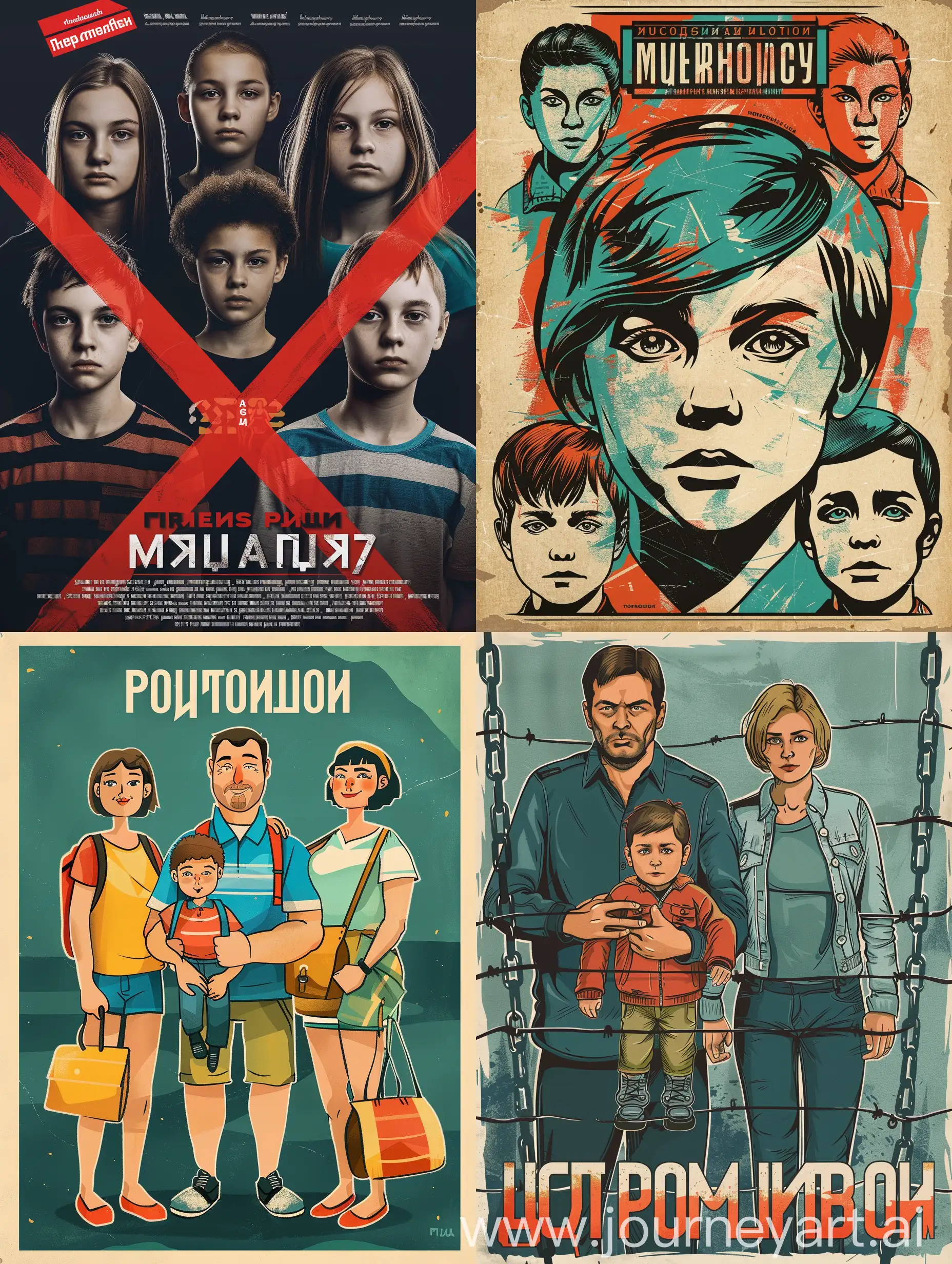 постер на тему права и обязанности несовершеннолетних в России
