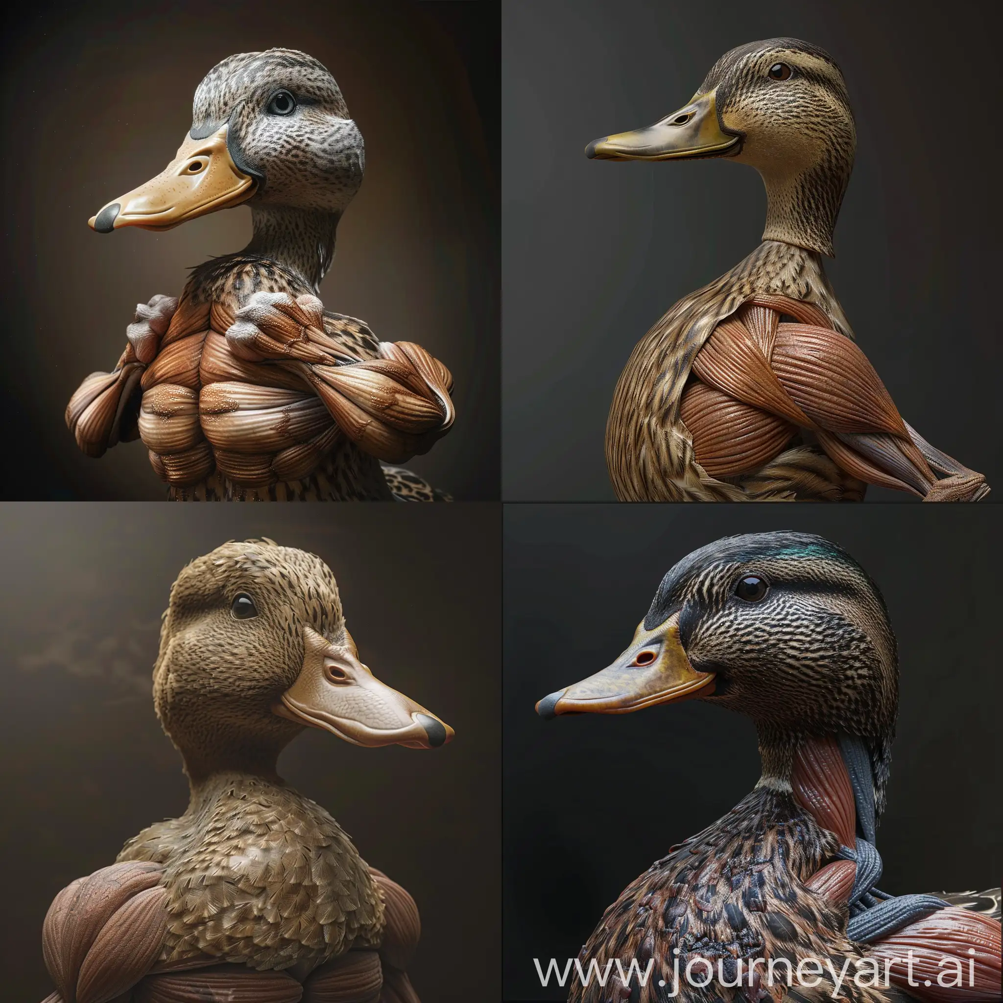 Muscular-Duck-with-Realistic-Features