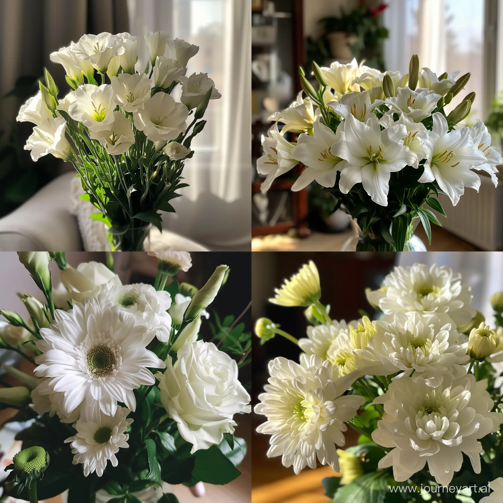 пост в вконтакте, мой прошедший день рождения, в подарок белые цветы