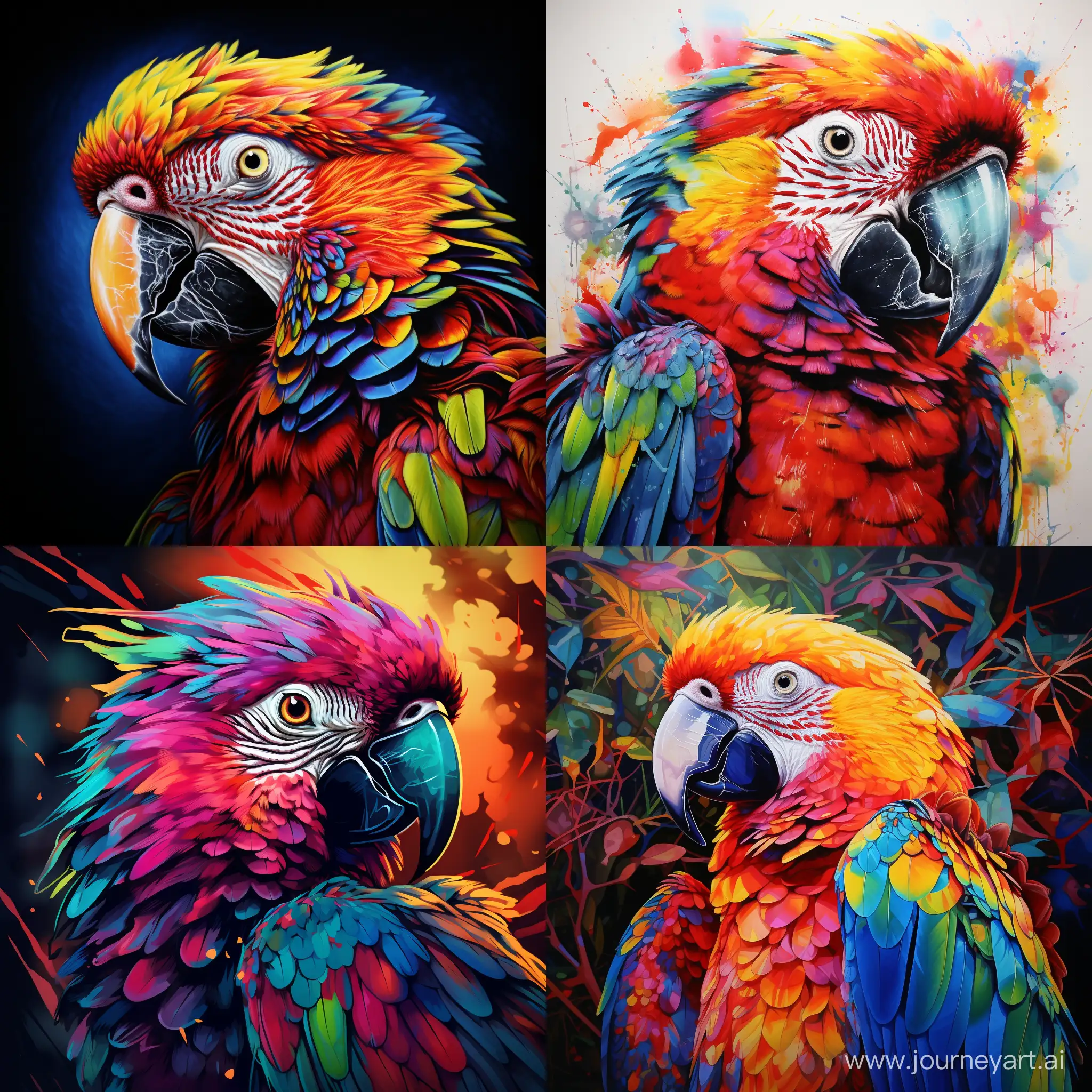 colorfu parrot