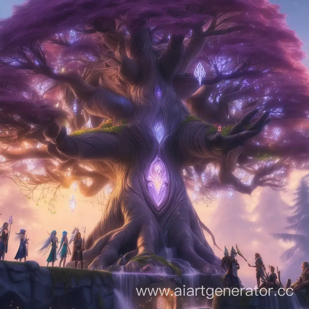 Enchanting-Life-Elves-in-the-Great-Tree-of-Teldrassil