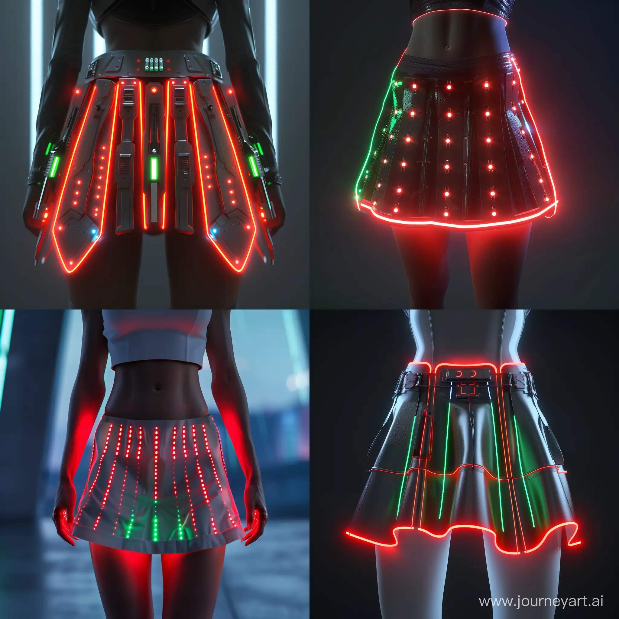 Futuristic-Skirt-with-Multicolored-LED-Lights-HighTech-Fashion-in-Octane-Render