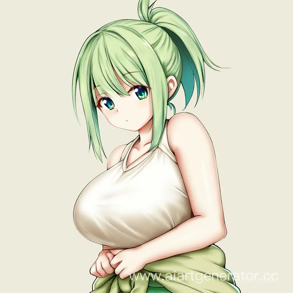 Teenage-Girl-with-Green-Hair-in-Casual-Outfit