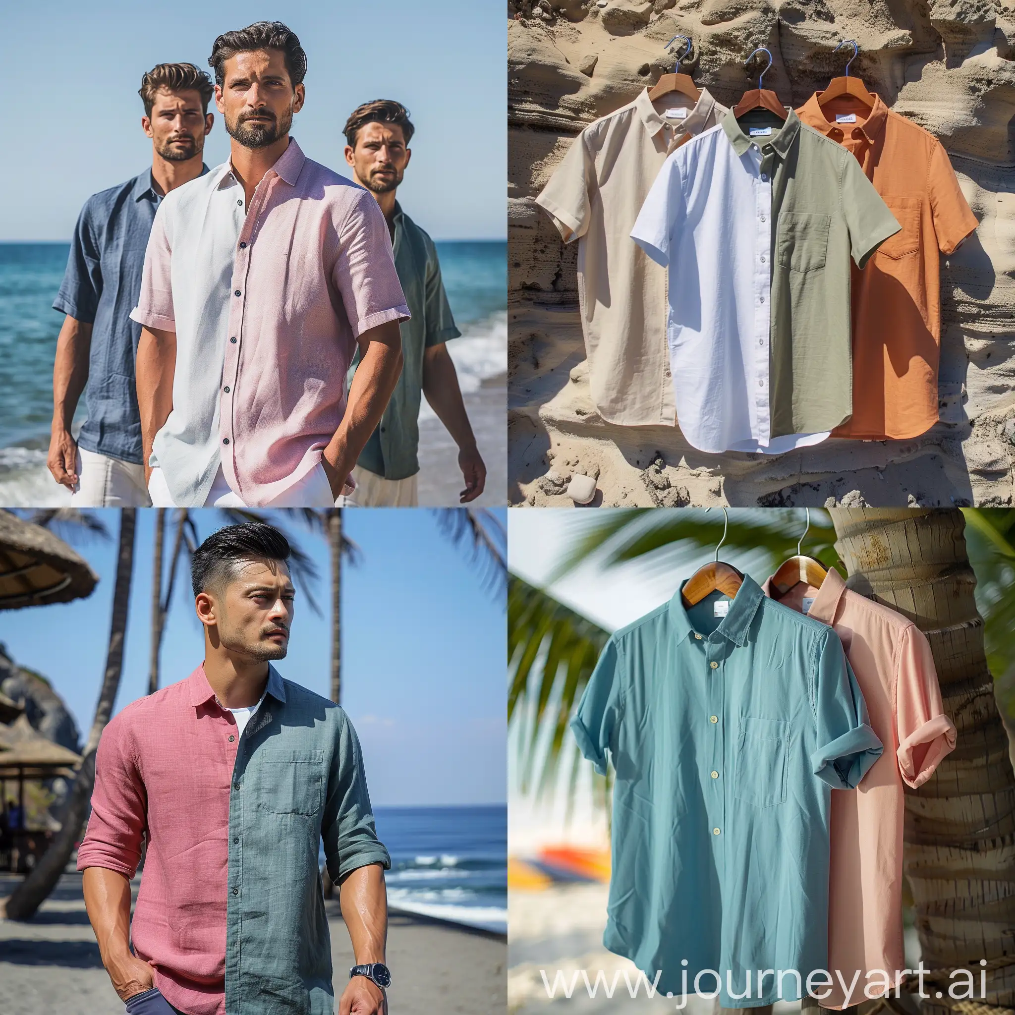 shirt company trip, 3 colors, beach, Mitek