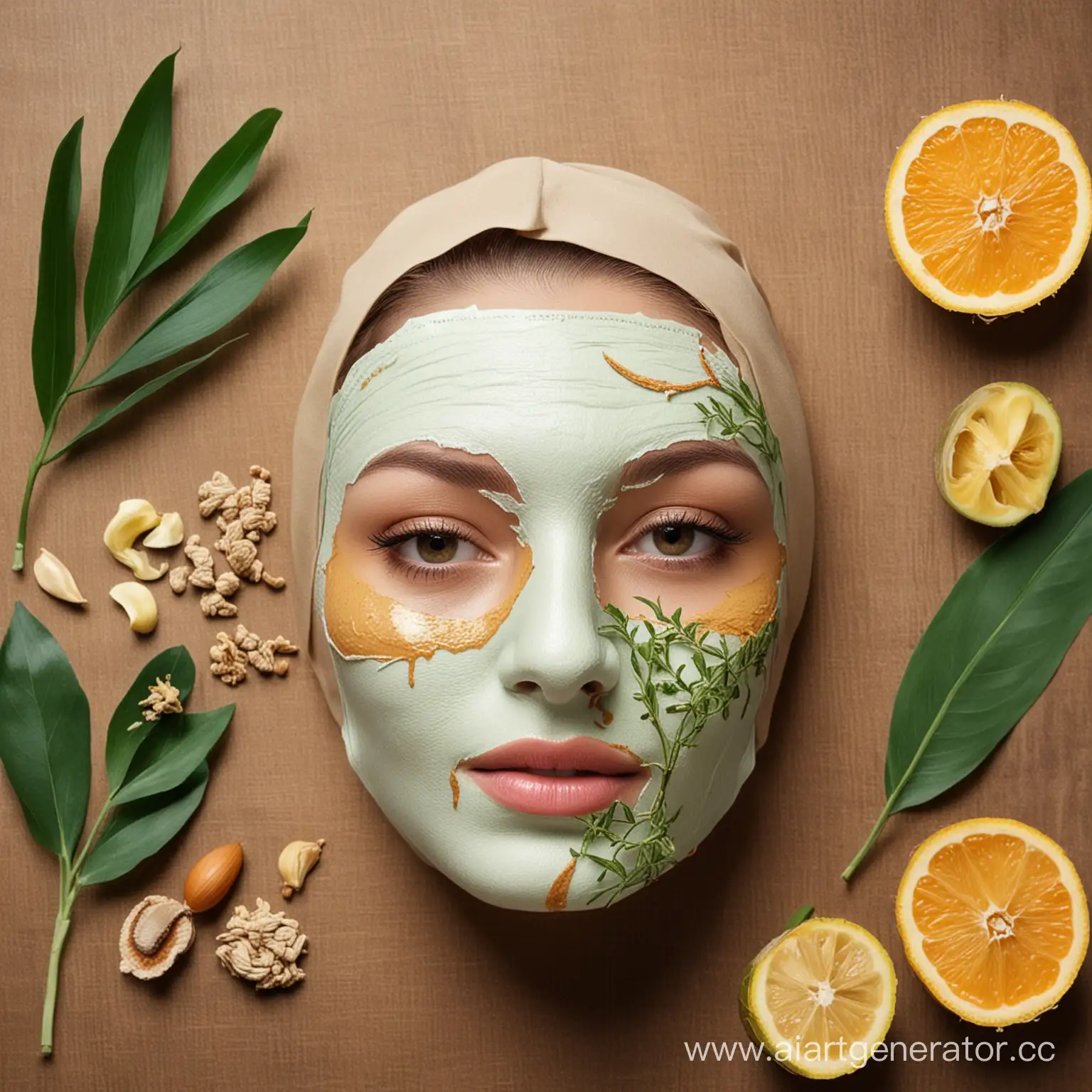 Masks made from natural ingredients skin care
