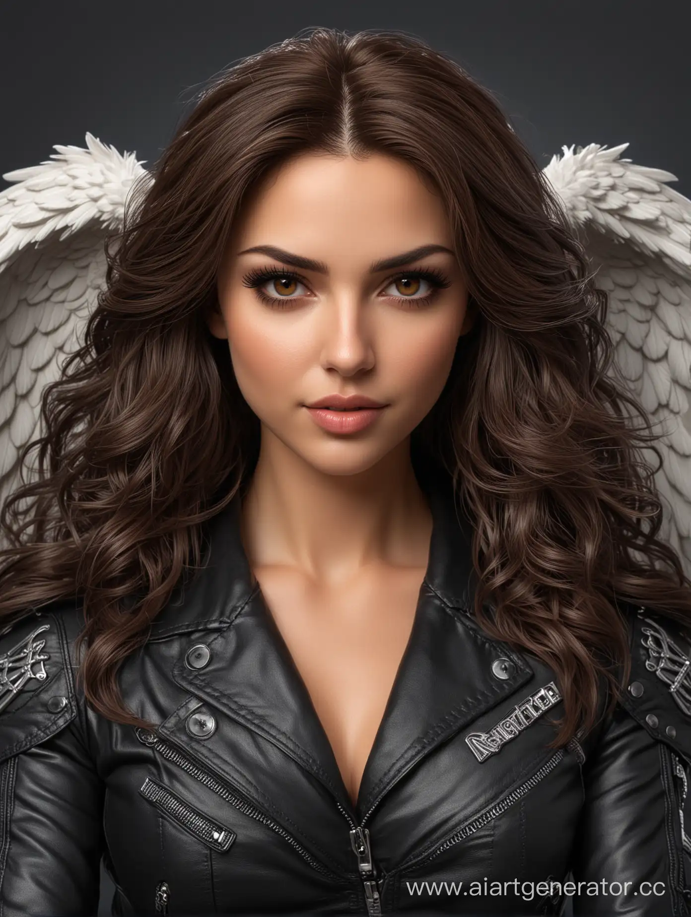 Confident-Young-Woman-in-Cool-Biker-Outfit-with-Angel-Wings